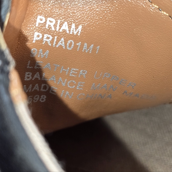 Steve Madden Men's Priam Black Leather Oxfords Size 9M - Picture 8 of 10